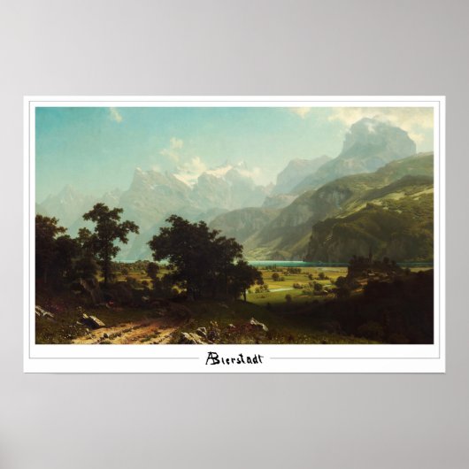 Albert Bierstadt Zedign Poster d'art #70 (Devant)