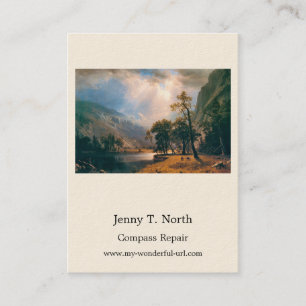 Albert Bierstadt's Half Dome Yosemite Valley, 1870 Visitekaartje