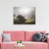 Albert Bierstadt's Lucerne, 1858 Canvas Afdruk (Insitu (Woonkamer))