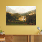 Albert Bierstadt's Rocky Mountains, de piek van La Canvas Afdruk (Insitu (Woonkamer))