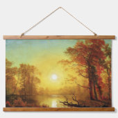 Albert Bierstadt's twee beroemde landschapsschilde Hangend Wandkleed (Voorkant)