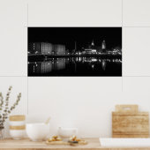 Albert dock B&W Poster (Keuken)