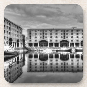 Albert Dock Liverpool Reflections Bier Onderzetter