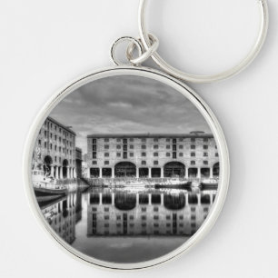 Albert Dock Liverpool Reflections Sleutelhanger