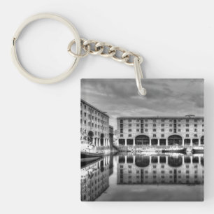 Albert Dock Liverpool Reflections Sleutelhanger