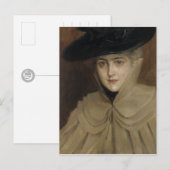 Albert Edelfeel La carte postale Casquette noir CC (Devant / Derrière)