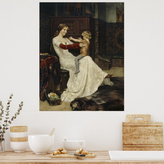 Albert Edelfelt Blanka CC0291 Poster 97 cm (Keuken)