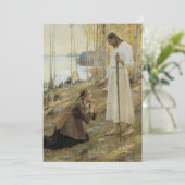 Albert Edelfelt - Christus en Maria Magdalena Kaart (Staand voorkant)