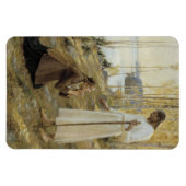 Albert Edelfelt - Christus en Mary Magdalene Magneet (Horizontaal)