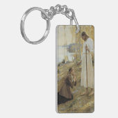 Albert Edelfelt - Christus en Mary Magdalene Sleutelhanger (Voorkant Links)
