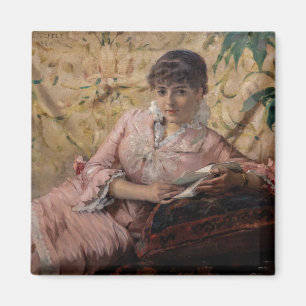 Albert Edelfelt - De leesparisienne Magneet
