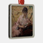 Albert Edelfelt - De leesparisienne Metalen Ornament (Rechts)