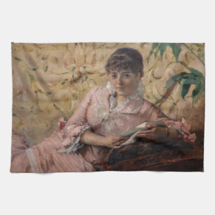 Albert Edelfelt - De leesparisienne Theedoek