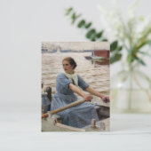 Albert Edelfelt - De Melkmeid Briefkaart (Staand voorkant)