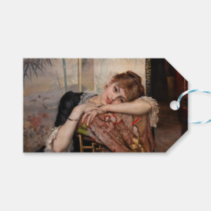 Albert Edelfelt - De Parisienne/Virginie Cadeaulabel