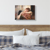 Albert Edelfelt - De Parisienne/Virginie Canvas Afdruk (Insitu (Slaapkamer))