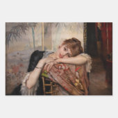 Albert Edelfelt - De Parisienne/Virginie Inpakpapier Vel (Voorkant 2)