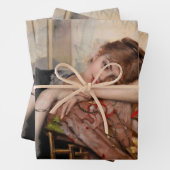 Albert Edelfelt - De Parisienne/Virginie Inpakpapier Vel (In situ)