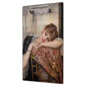 Albert Edelfelt - De Parisienne/Virginie Klembord (Links)