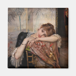 Albert Edelfelt - De Parisienne/Virginie Magneet