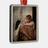 Albert Edelfelt - De Parisienne/Virginie Metalen Ornament (Rechts)