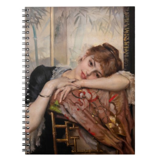 Albert Edelfelt - De Parisienne/Virginie Notitieboek (Voorkant)