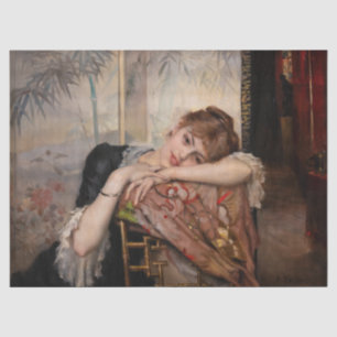 Albert Edelfelt - De Parisienne/Virginie Tissuepapier