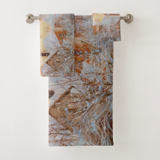 Albert Edelfelt - December - dag Bad Handdoek (Insitu)