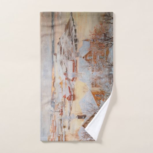 Albert Edelfelt - December - dag Bad Handdoek (Handdoek)