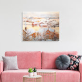 Albert Edelfelt - December - dag Canvas Afdruk (Insitu (Woonkamer))