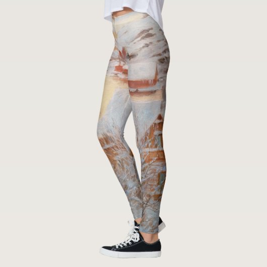 Albert Edelfelt - December - dag Leggings (Links)