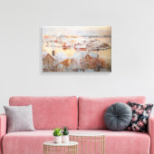 Albert Edelfelt - Decemberdag Canvas Afdruk (Insitu (Woonkamer))