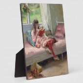 Albert Edelfelt - Goede vrienden Fotoplaat (Zijkant)