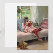 Albert Edelfelt - Goede vrienden Kaart (Voorkant / Achterkant)