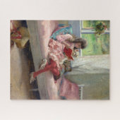 Albert Edelfelt - Goede vrienden Legpuzzel (Horizontaal)