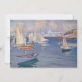 Albert Edelfelt - Harbour in Helsinki Bedankkaart (Voorkant)