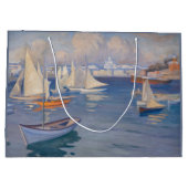 Albert Edelfelt - Harbour in Helsinki Groot Cadeauzakje (Achterkant)