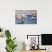 Albert Edelfelt - Haven in Helsinki Poster (Thuiskantoor)