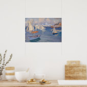 Albert Edelfelt - Haven in Helsinki Poster (Keuken)