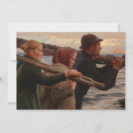 Albert Edelfelt - In de Outer Archipel Bedankkaart (Voorkant)