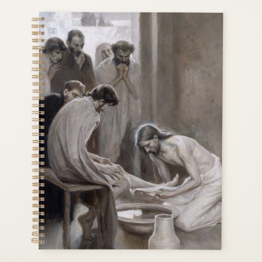 Albert Edelfelt - Jesus Washing Feet of Disciples Planner (Voorkant)