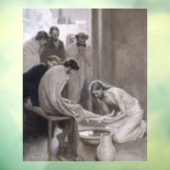 Albert Edelfelt - Jesus Washing Feet of Disciples Raamsticker (Vel 3)