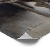 Albert Edelfelt - Jezus wast de voeten van discipe Poster (Hoek)