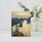 Albert Edelfelt - Kaukola Ridge op Sunset Briefkaart (Staand voorkant)
