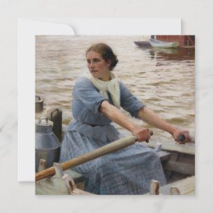 Albert Edelfelt - La Laitiere Kaart