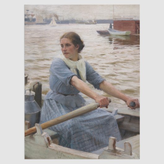 Albert Edelfelt - La Laitiere Tissuepapier