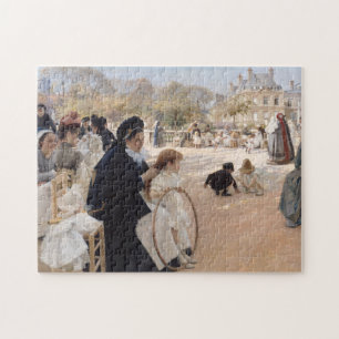 Albert Edelfelt - Luxemburgse tuinen, Parijs Legpuzzel