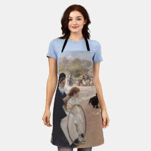 Albert Edelfelt - Luxemburgse tuinen, Parijs Schort