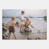 Albert Edelfelt - Meesterwerken Selectie Inpakpapier Vel (Voorkant)