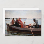 Albert Edelfelt - Naar de doop Kaart (Voorkant / Achterkant)